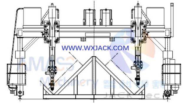 Máquina de soldadura SAW de pórtico con viga en H Fig8 1