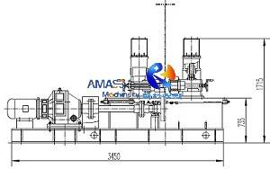 Máquina enderezadora de bridas de vigas Fig5 H