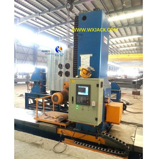 10 Fresadora frontal de extremo de viga BOX H de tubo de control CNC 57