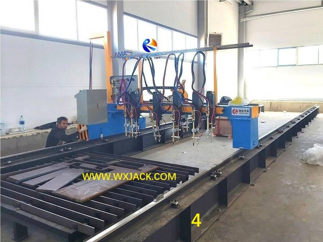 4 Máquina de corte de llama de combustible de oxígeno CNC 56