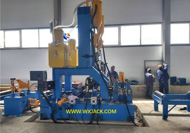 Máquina de soldadura de viga de enderezado de soldadura de ensamblaje