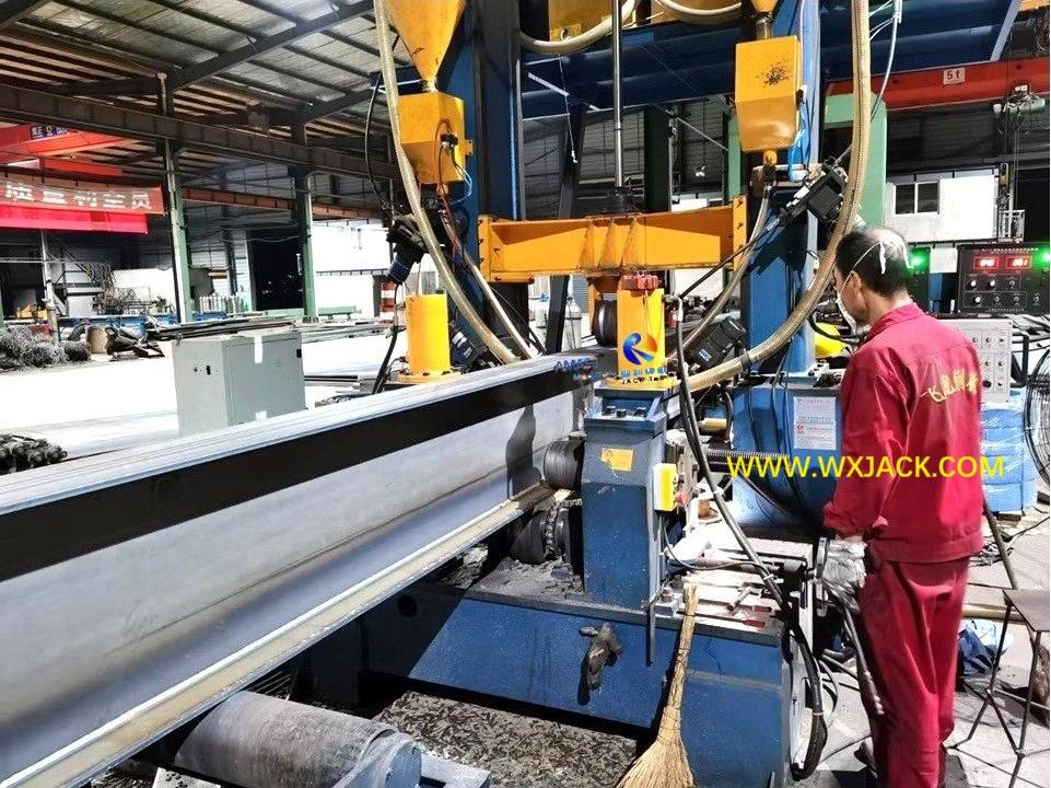 Estructura de acero de producción automática H máquina de haz para fabricación