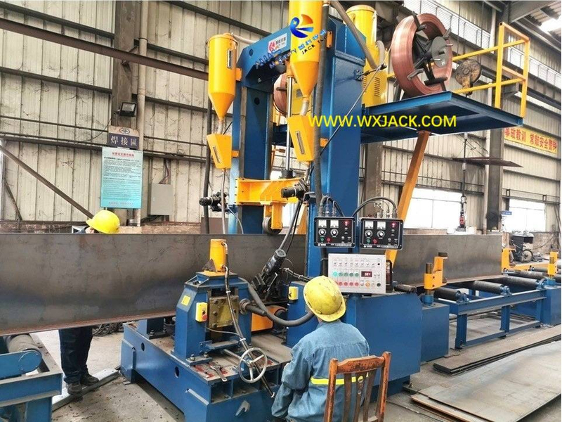 High ZHJ8020 H Beam Conjunto de soldadura endereza Máquina integral