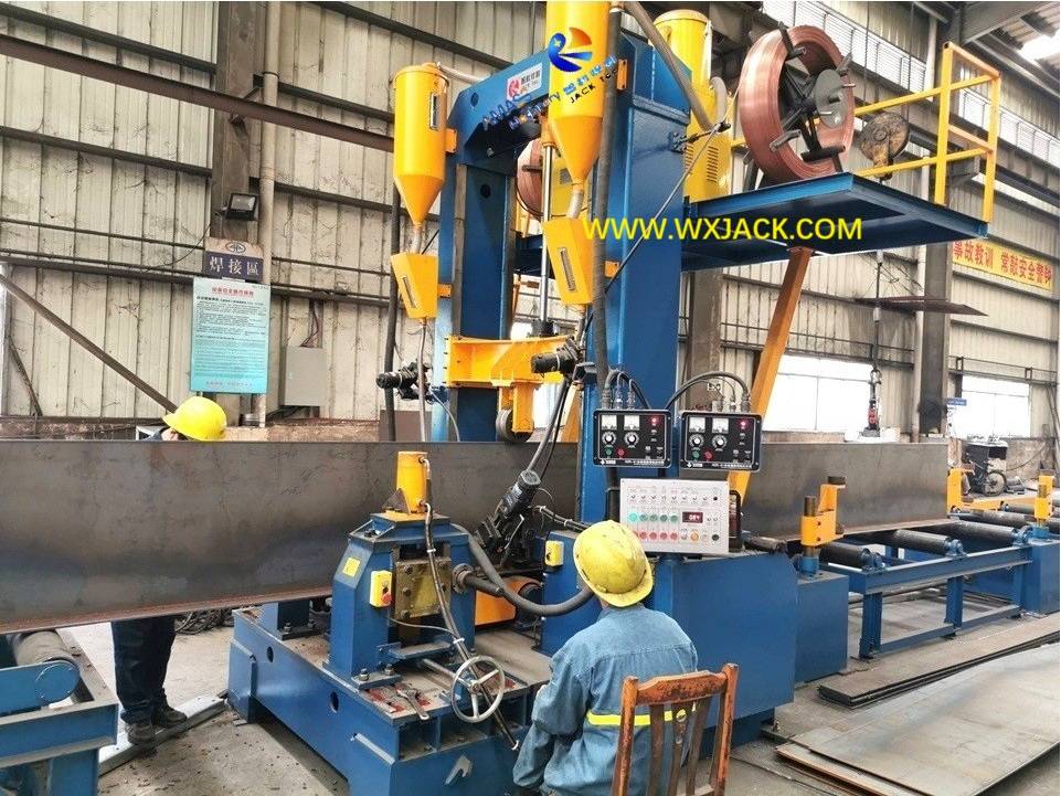 High ZHJ8020 H Beam Conjunto de soldadura endereza Máquina integral