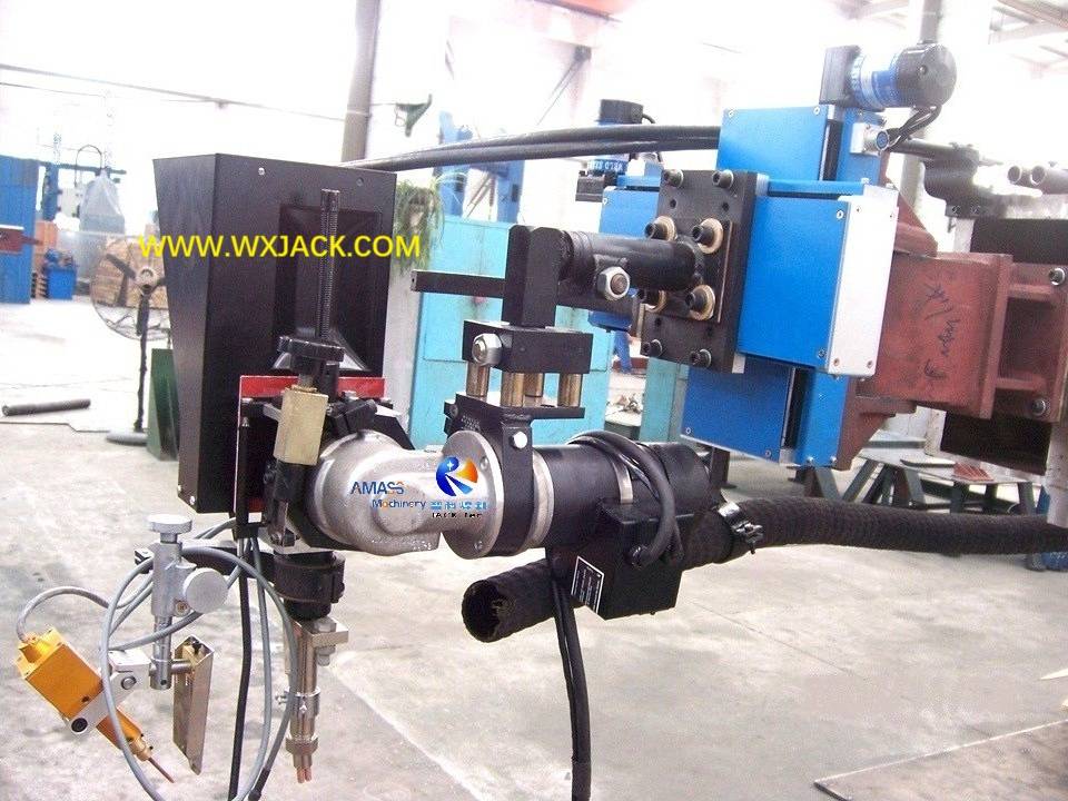 Columna de soldadura de uso industrial y boom para piezas de cilindro