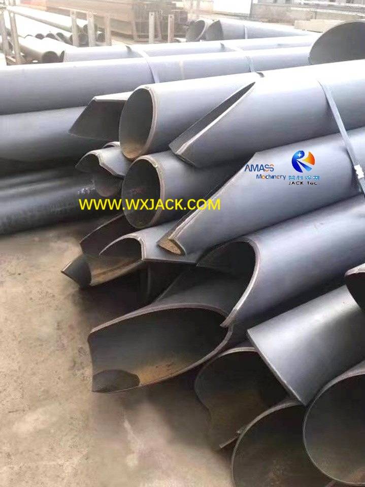 Accesorio de garra de chuck φ600 mm Máquina de corte de intersección de tubería CNC