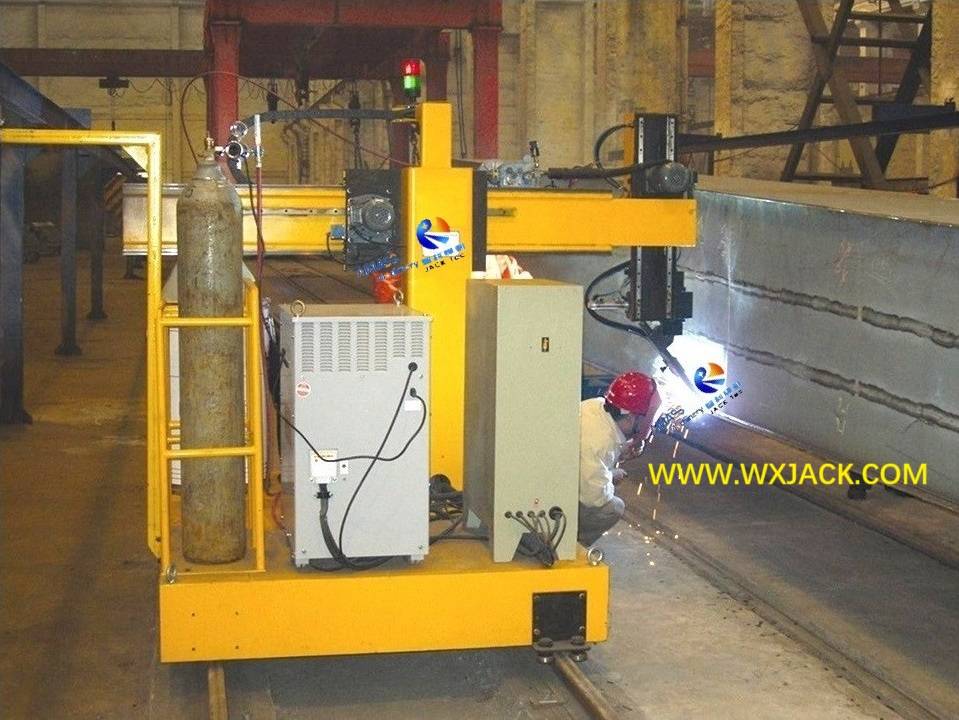 Tubo de pared delgado o máquina de soldadura de costura longitudinal de la viga