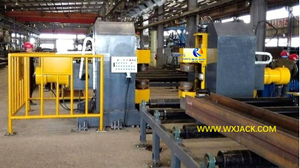 WJ25 y WJ40 Hidráulica horizontal H Vigas H Máquina de alisado