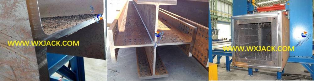 Fig4 Caja de estructura de acero Cross H Máquina de fresado de la cara del extremo del haz 0 0