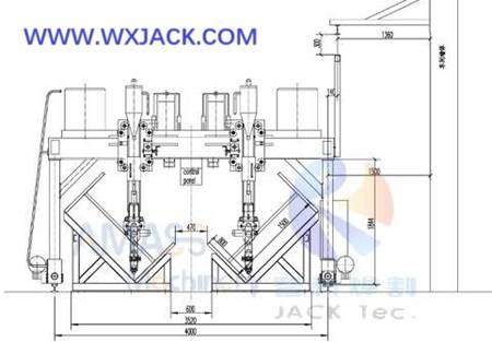 Fig6 IH Máquina de soldadura de pórtico de viga 2