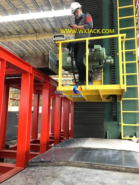20 Gran estructura de acero Caja H Máquina de fresado de la cara del extremo de la viga 75