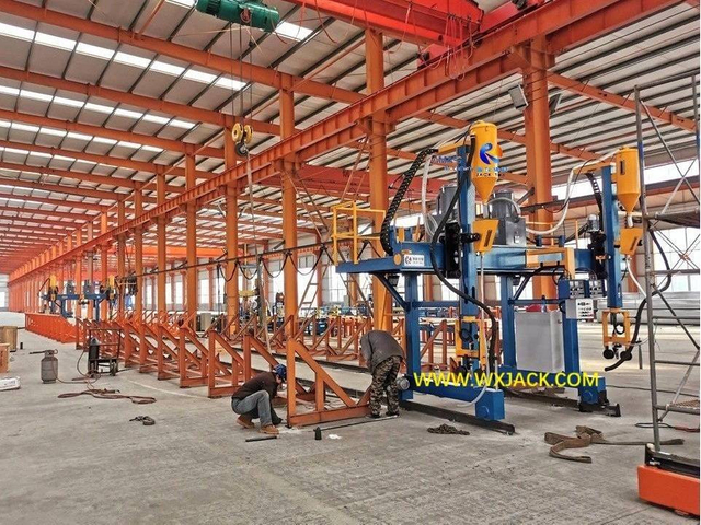 4 M&aacute;quina de soldadura por arco sumergido con viga IH 19