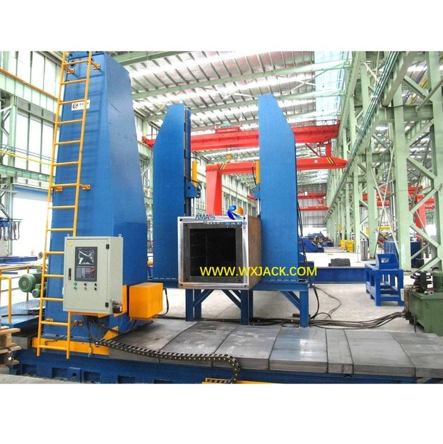 7 CNC Estructura de acero para tubos CAJA H Fresadora frontal de viga 66