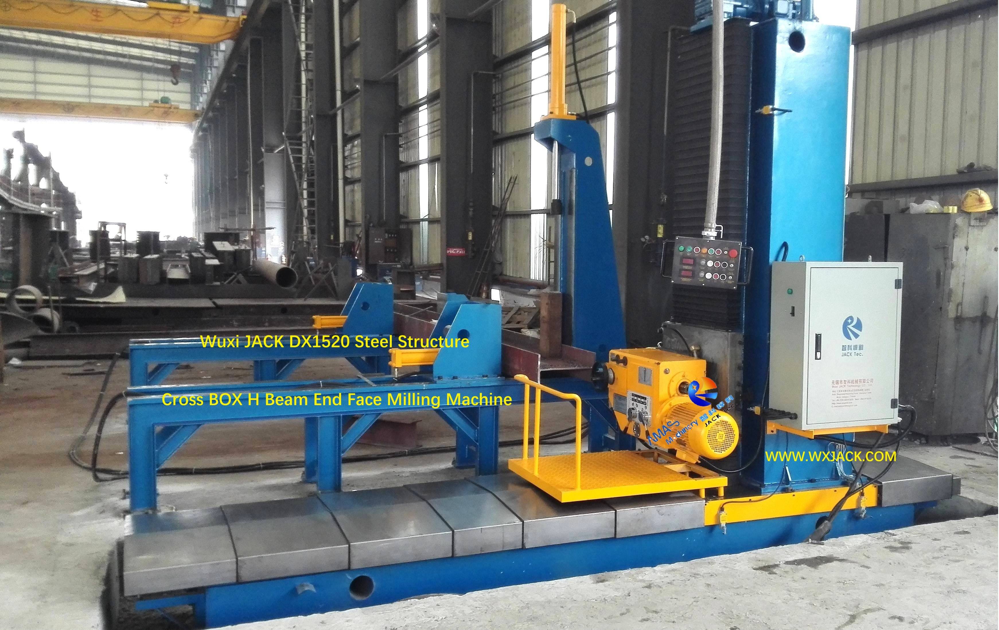 1 Steel Structure BOX I H Beam End Face Milling Machine 1