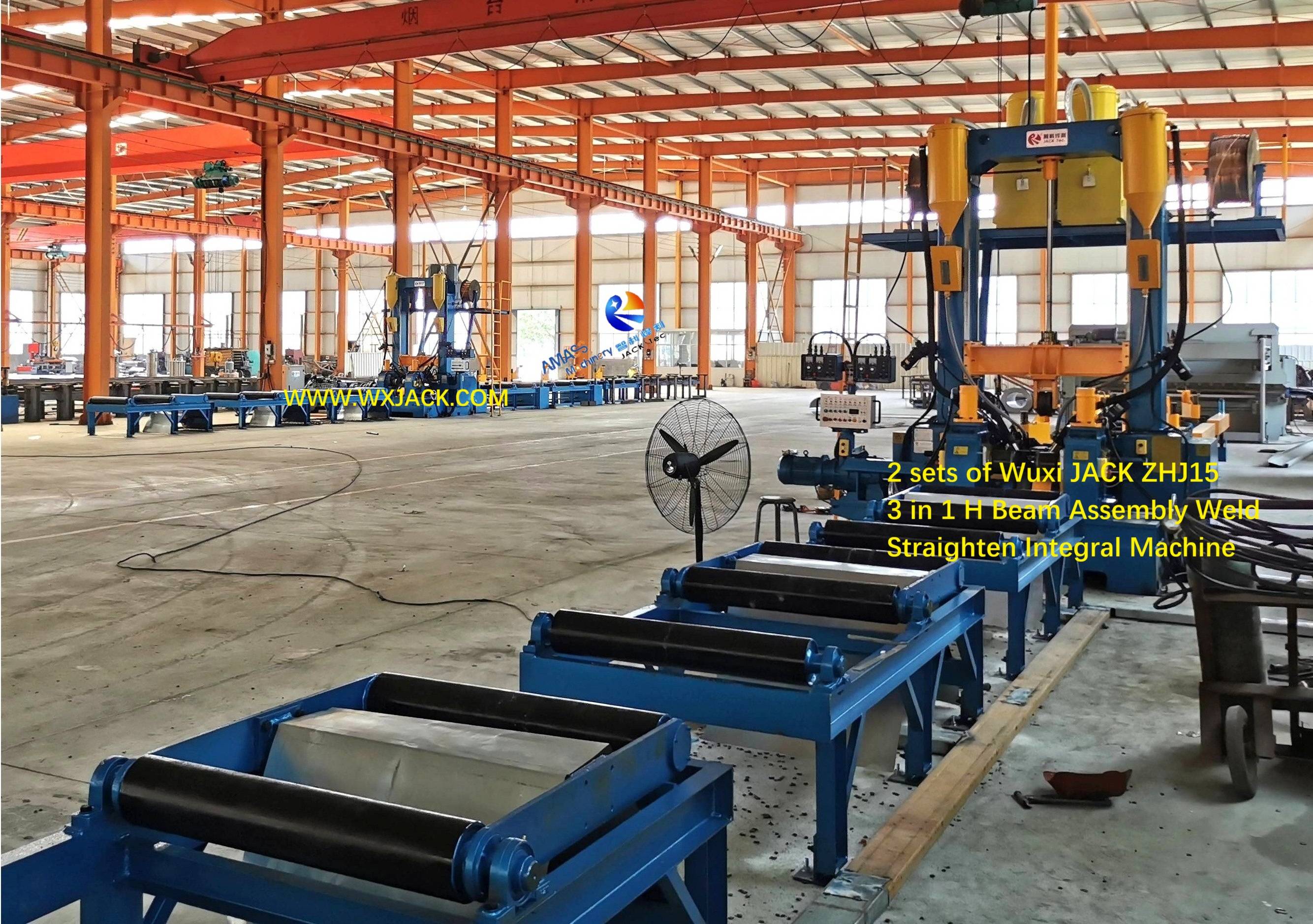 0 3 in 1 H Beam Assembly Weld Straighten Machine 16