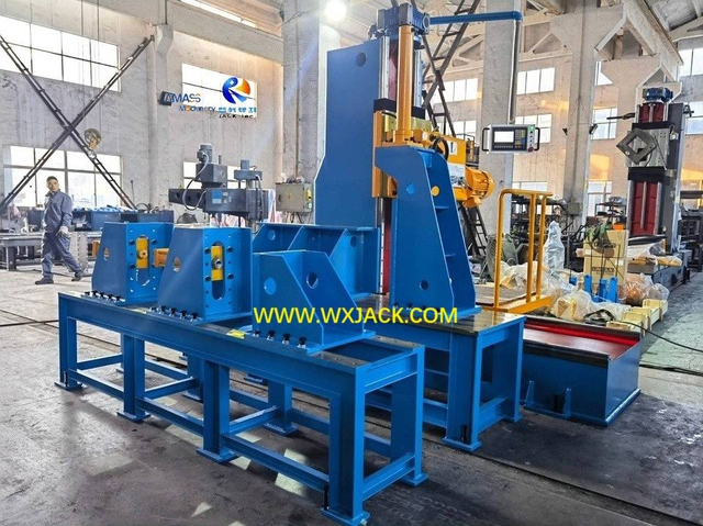 7 Estructura de acero Máquina de fresado de la cara del extremo CNC 174