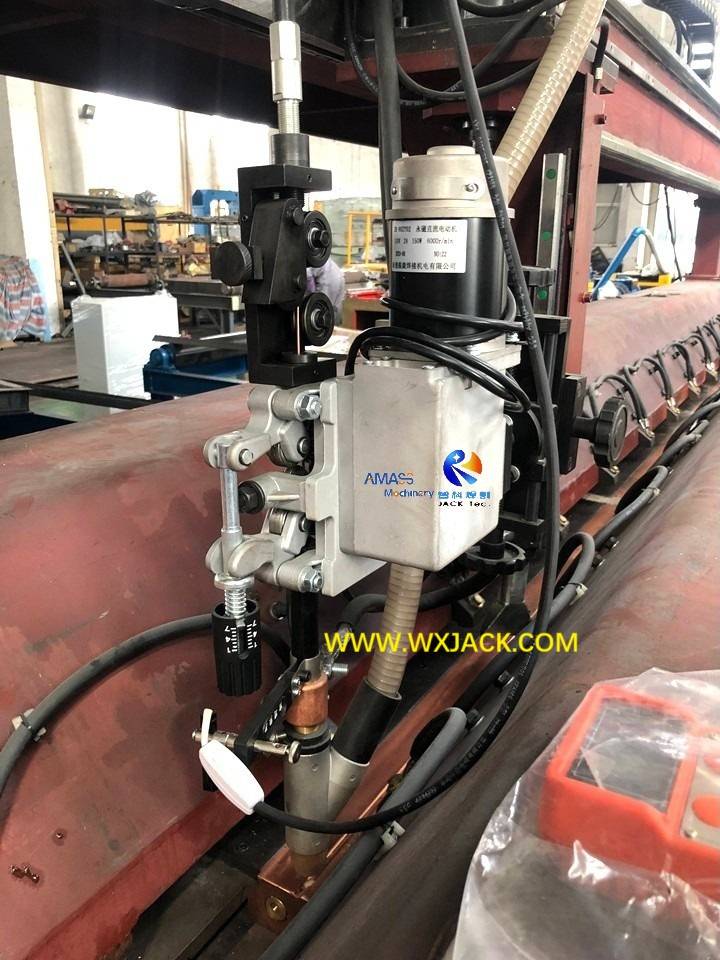 Máquina de unión de tope de placa automatizada MP45 para una unión de placa de metal