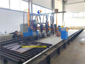Máquina de corte de placa de llama CNC Control numérico de una sola unidad de 4 m