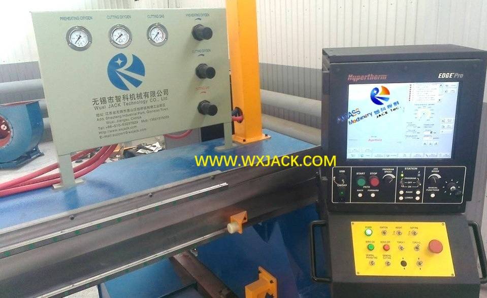 Máquina de corte de placa de llama CNC Control numérico de una sola unidad de 4 m