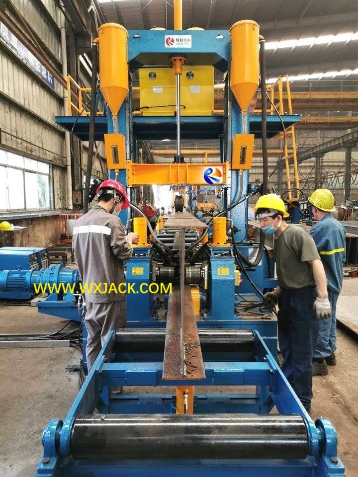 ZHJ8015 H Conjunto de viga Enderezado la máquina integral para la estructura de acero