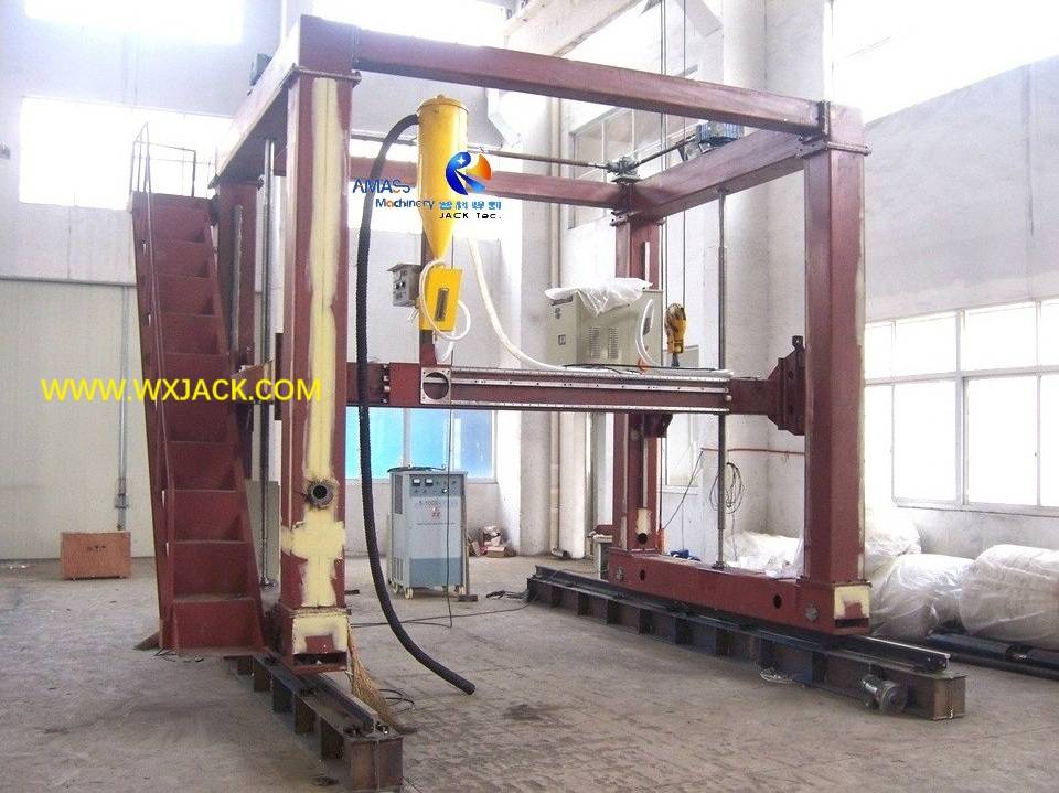 Marco de pórtico Estructura de gran tamaño Máquina de soldadura de arco sumergido de miembro