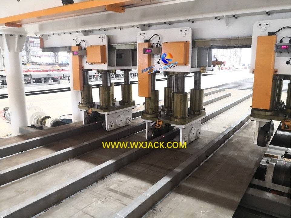 J16 Máquina de alisado de placa de refuerzo de ángulo reforzado para construcción naval