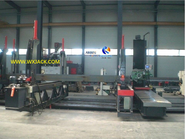 9 Estructura de acero H Beam CNC End Fresh Machine 135