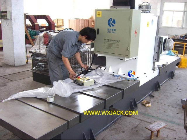 2 Caja de estructura de acero H Máquina de fresado de la cara del extremo del haz 95 100_8810