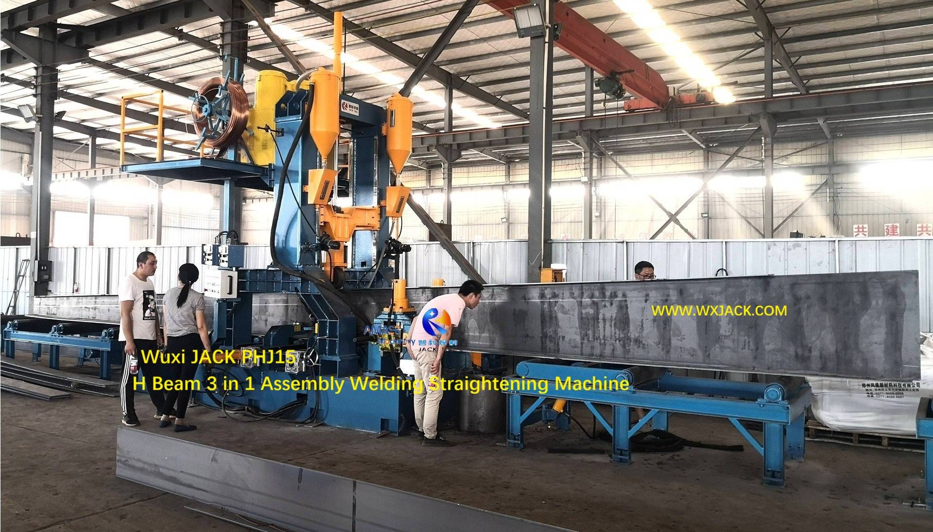 1 3 in 1 H Beam Assembly Welding Straightening Machine 80