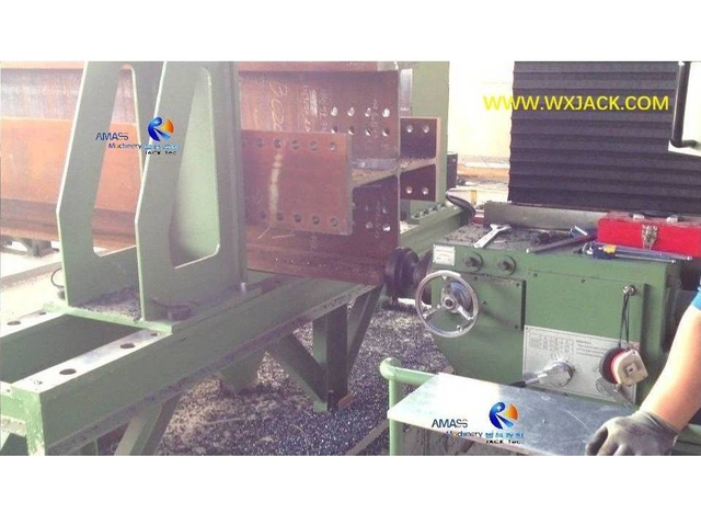 2 Estructura de acero Cross H Box Beam End Fresh Machine 243 243