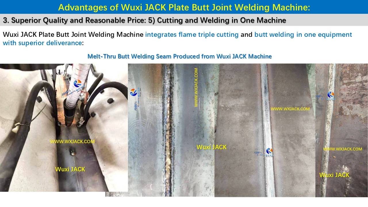 Máquina soldadora a tope plana de placa de acero 11