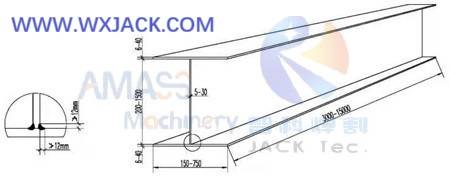 Fig3 Máquina de soldadura para fabricación de vigas en H 3 en 1 0B 2