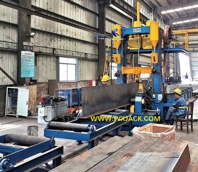 Fig4 Máquina de soldadura para fabricación de vigas en H 3 en 1 15