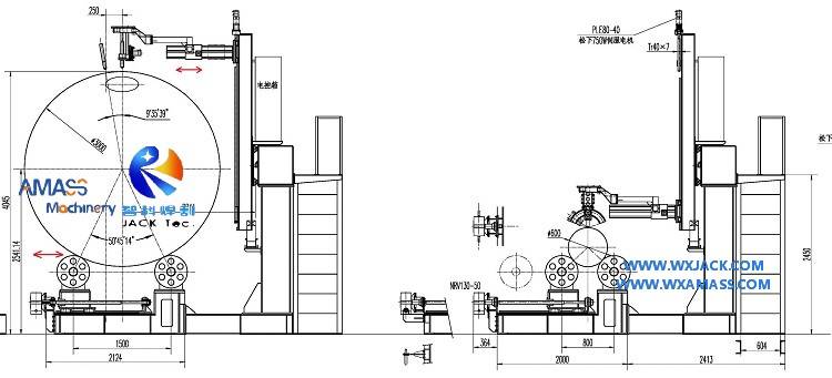 Máquina cortadora de tubos CNC con eficiencia de llama y plasma 2000/12 de 7 ejes