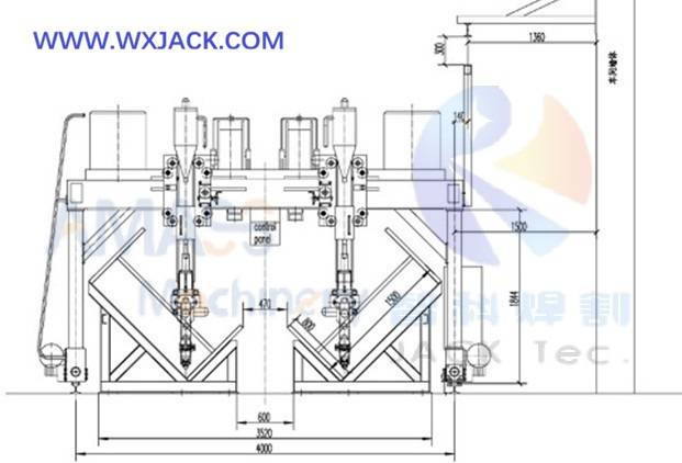 Fig9 I Máquina de soldadura de pórtico para vigas en H 2