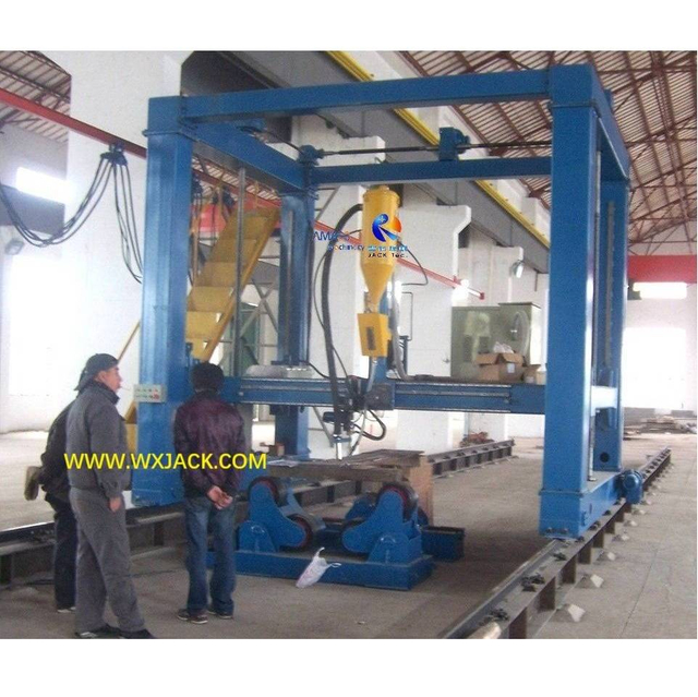 M&aacute;quina de soldadura trasera longitudinal de 3 tubos 17