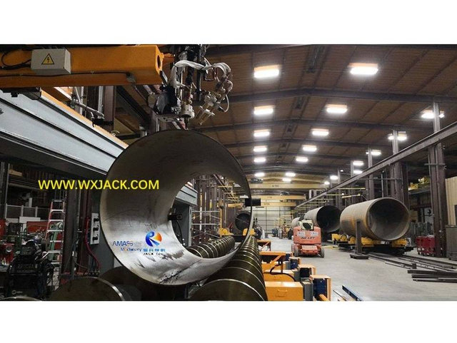 6 M&aacute;quina cortadora de intersecciones de tubos CNC de 7 ejes 16