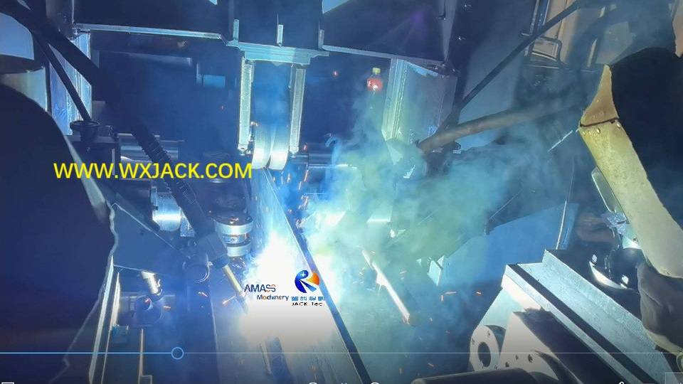 Máquina de viga de la serie Z de alta eficiencia y máquina de soldadura por tachuelas