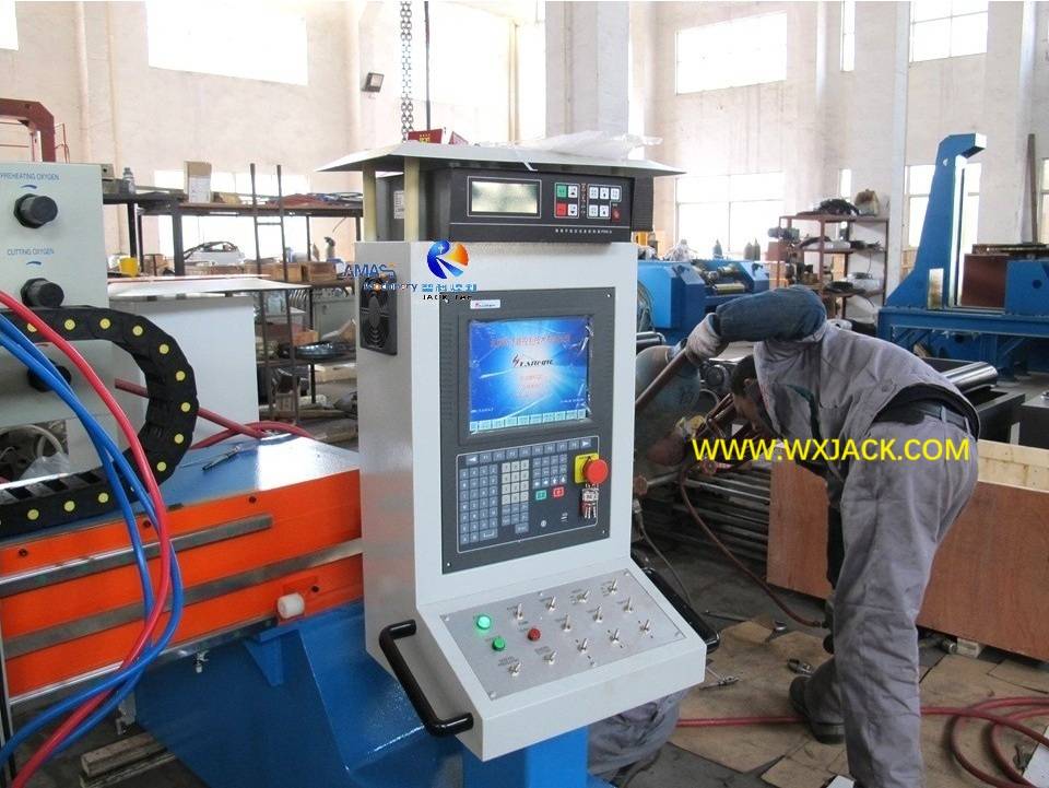 Máquina de corte de plasma de plasma y tira de llama 4m CNC