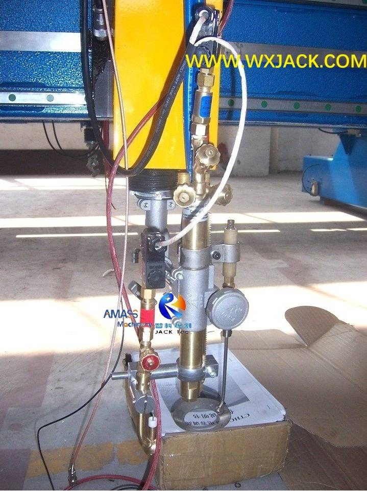 Máquina de corte de placa de llama de pórtico múltiple en movimiento CNC