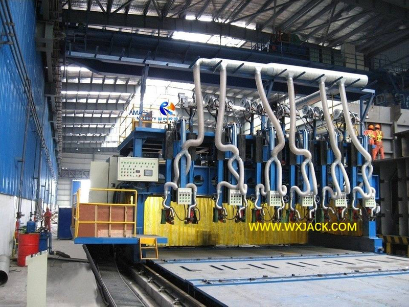 Propósito de construcción naval soldadura de la serie TB de la línea de producción del haz