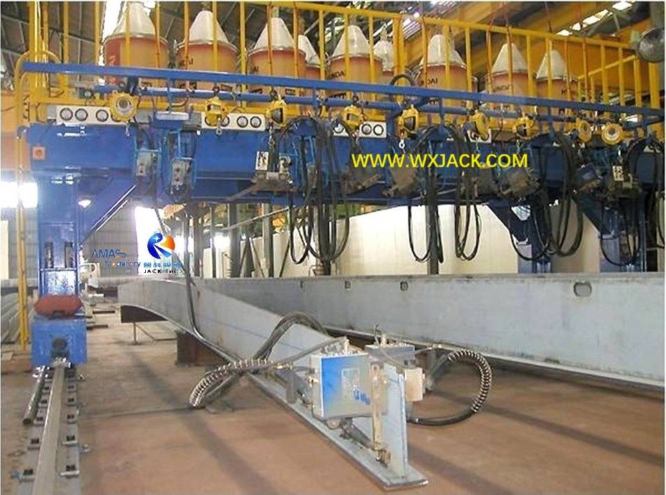 Propósito de construcción naval soldadura de la serie TB de la línea de producción del haz