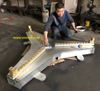 5 eje 2500/12 Máquina de corte de tubería CNC automática de llamas y plasma
