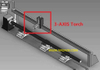 3 eje 1400/12 Máquina de corte de tubería CNC Flame and Plasma High Speed ​​CNC