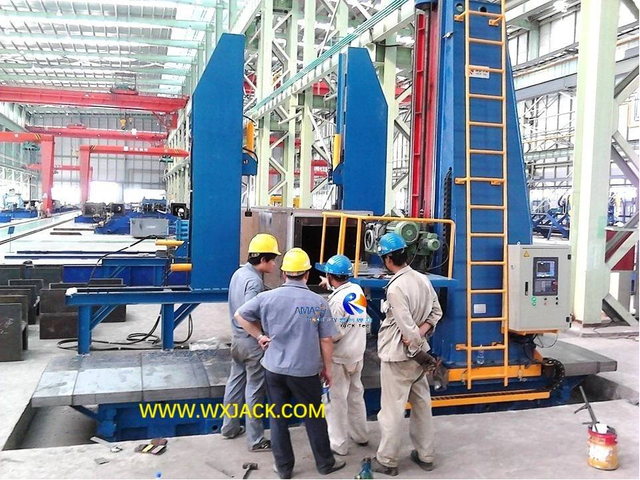 3 CNC Tubo Estructura de acero Caja H Máquina de fresado de la cara del extremo de la viga 31