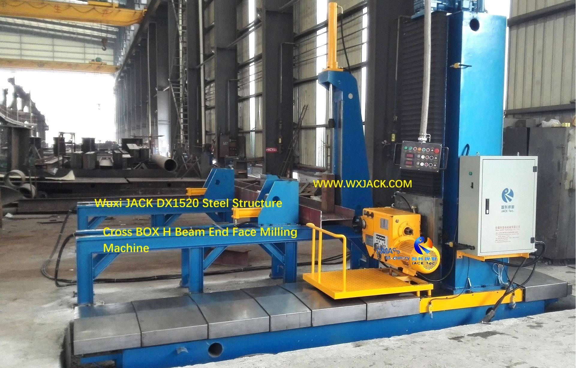 1 Steel Structure BOX I H Beam End Face Milling Machine 1