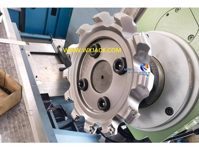 4 Caja de estructura de acero H Máquina de fresado de la cara del extremo del haz 295