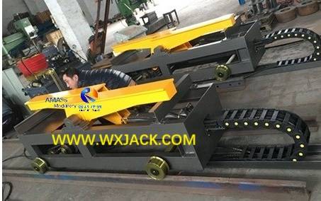 Fig10 Caja de estructura de acero de accionamiento hidráulico H Beam móvil Cartero