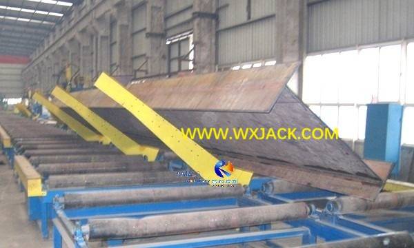FIG4 Caja de estructura de acero de accionamiento hidráulico H Viga de rotación móvil Cart 3 8 8