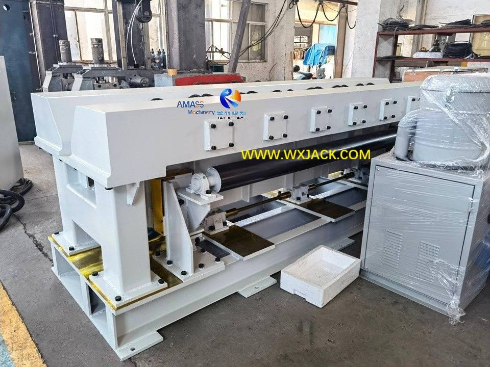 Máquina de junta de soldadura con tope de placa de acero